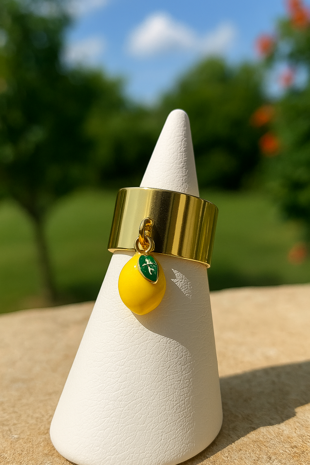 Bague Citron breloque