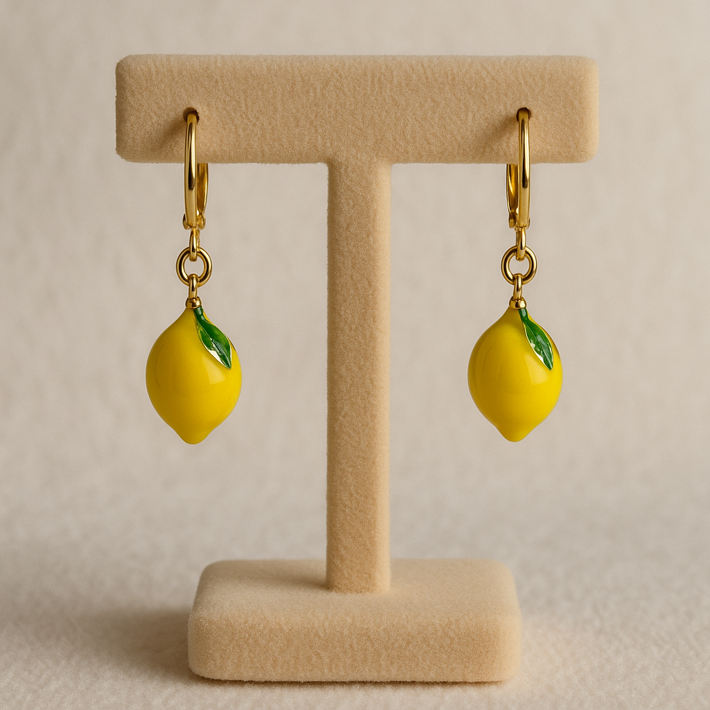 Boucles d’oreilles Citron