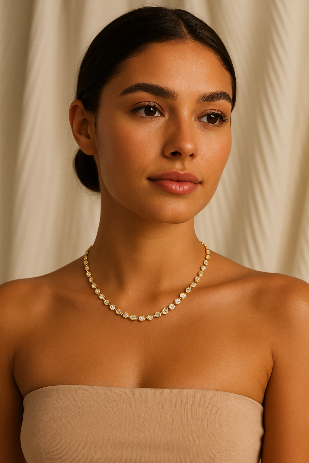 Collier Élyssa doré