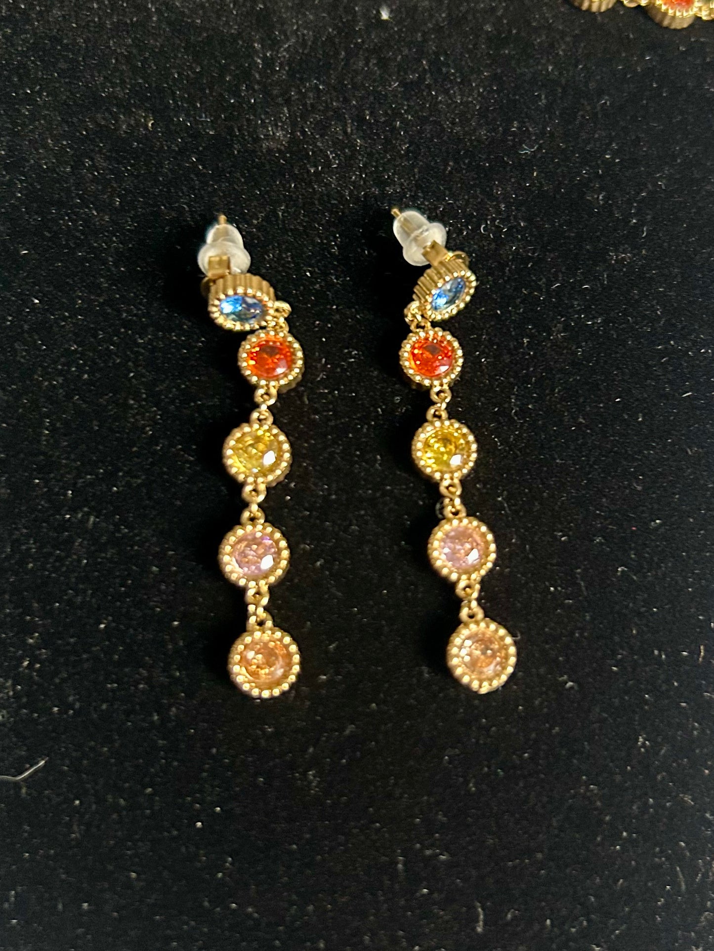 Boucles d’oreilles Elyssa Color doré