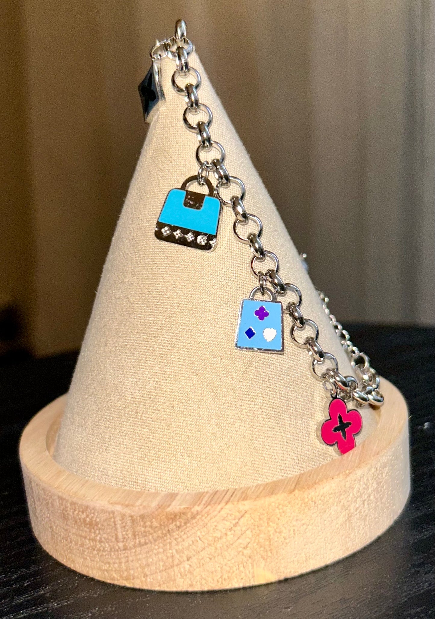 Bracelet Charms Louise argenté