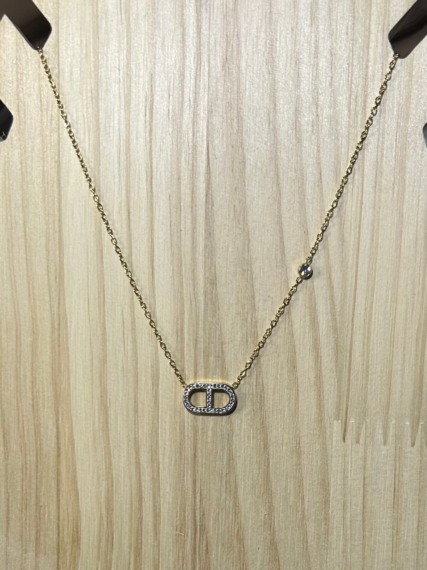 Collier Deva Doré Strass