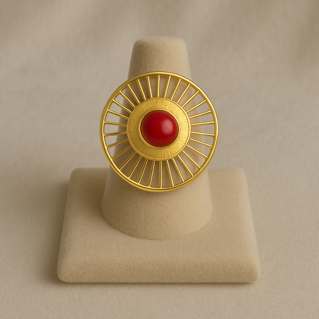 Bague Soléa Rouge