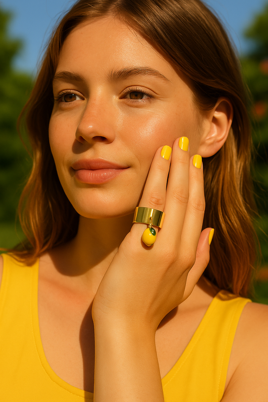 Bague Citron breloque