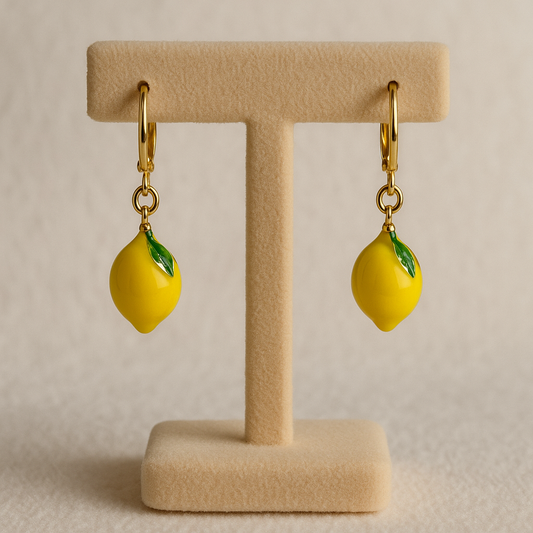 Boucles d’oreilles Citron