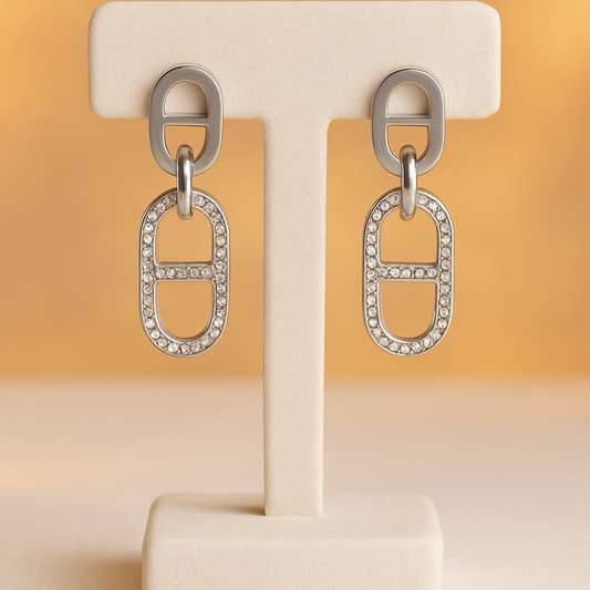 Boucles d’oreilles Deva Strass