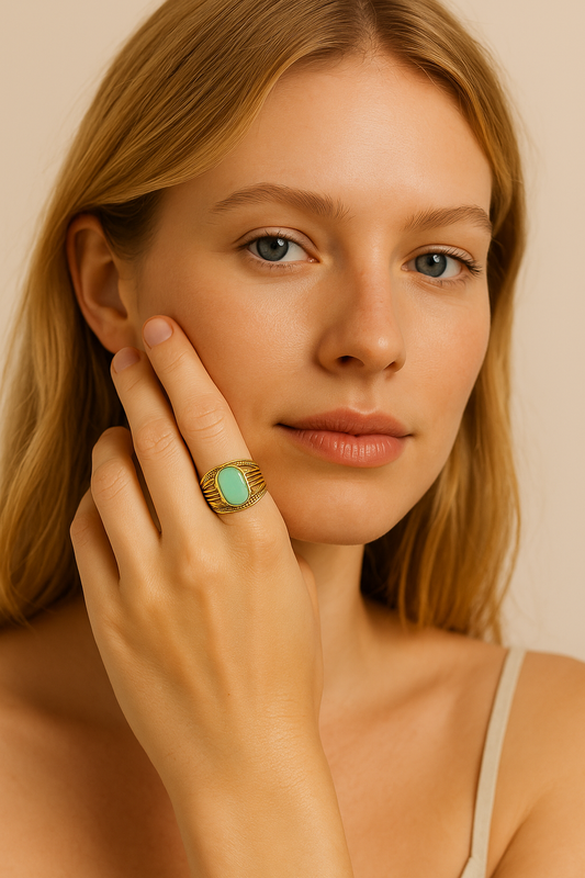 Bague Aténa Green