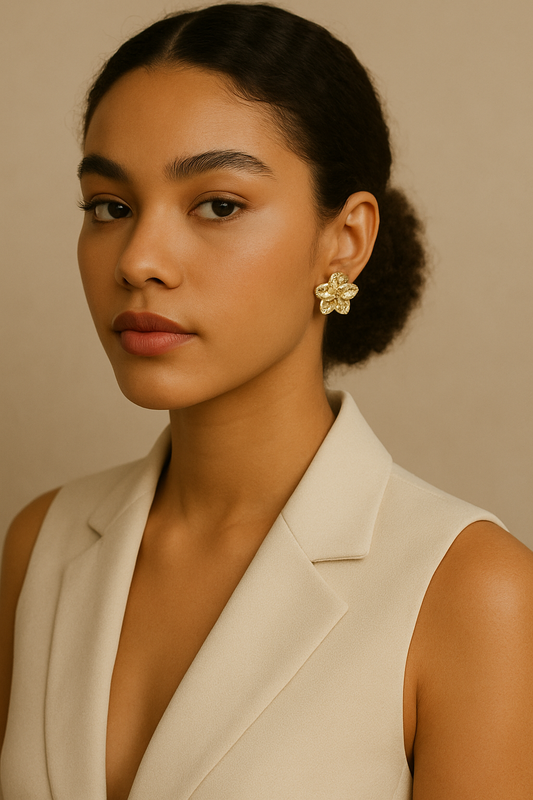 Boucle d’oreille  Flora