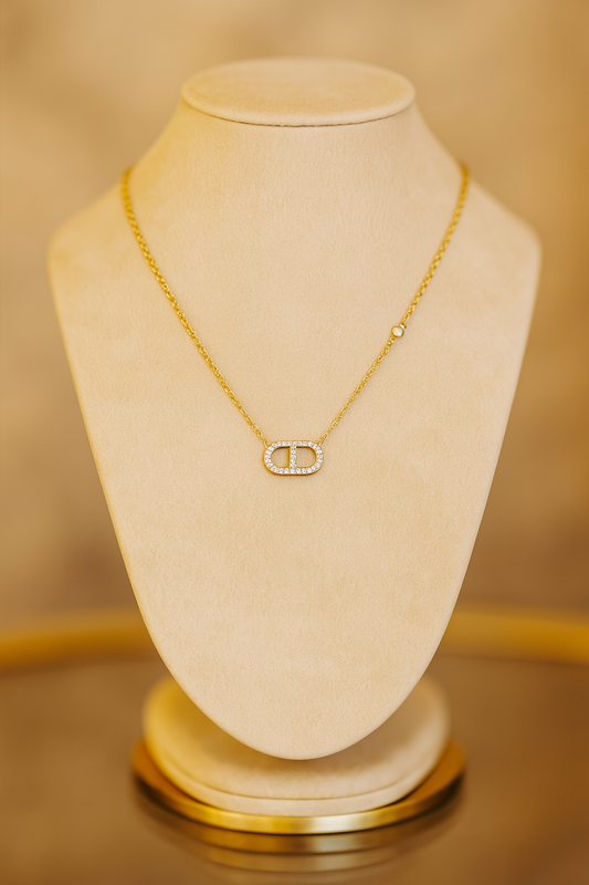 Collier Deva Doré Strass