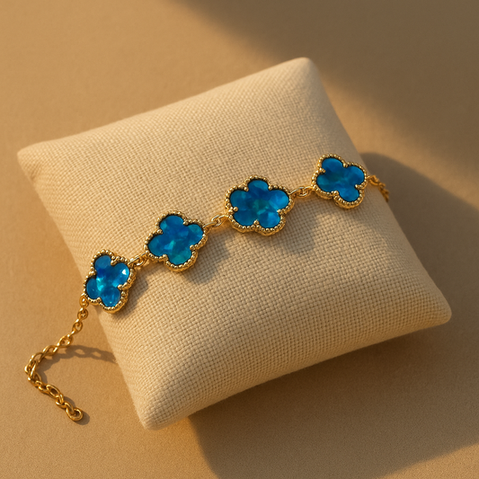 Bracelet Floréa bleu
