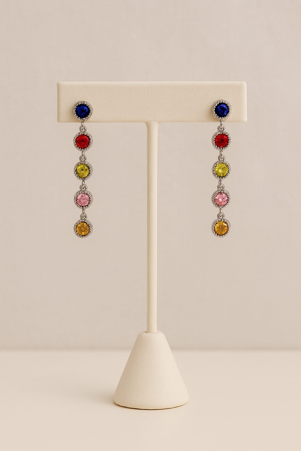 Boucles d’oreilles Elyssa argenté color