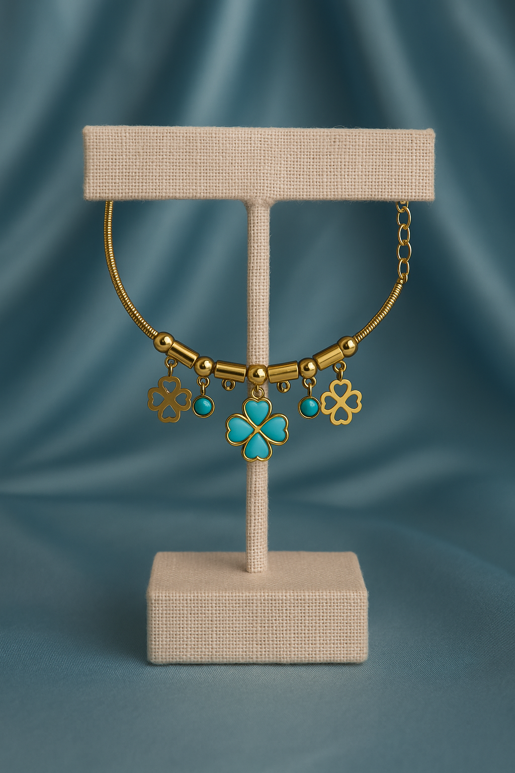 Bracelet Flleur Bleue