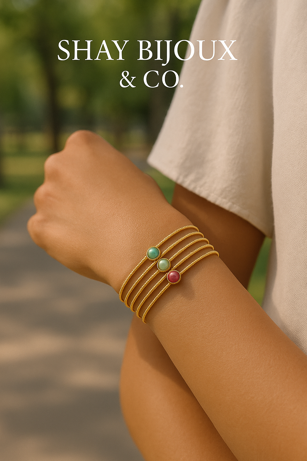 Bracelet manchette Clara