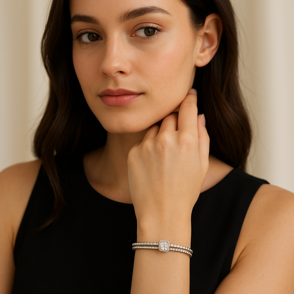 Bracele Reyna Argenté