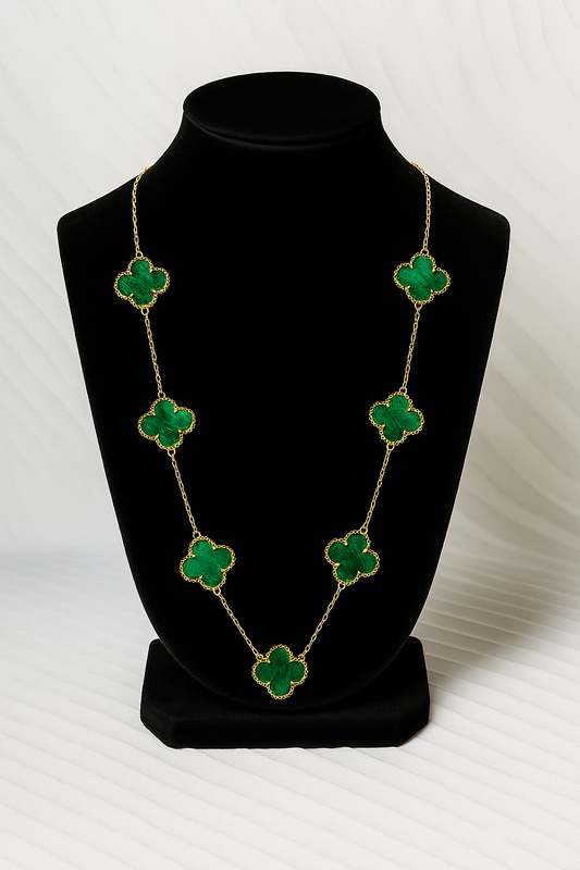 Sautoir Floréa vert