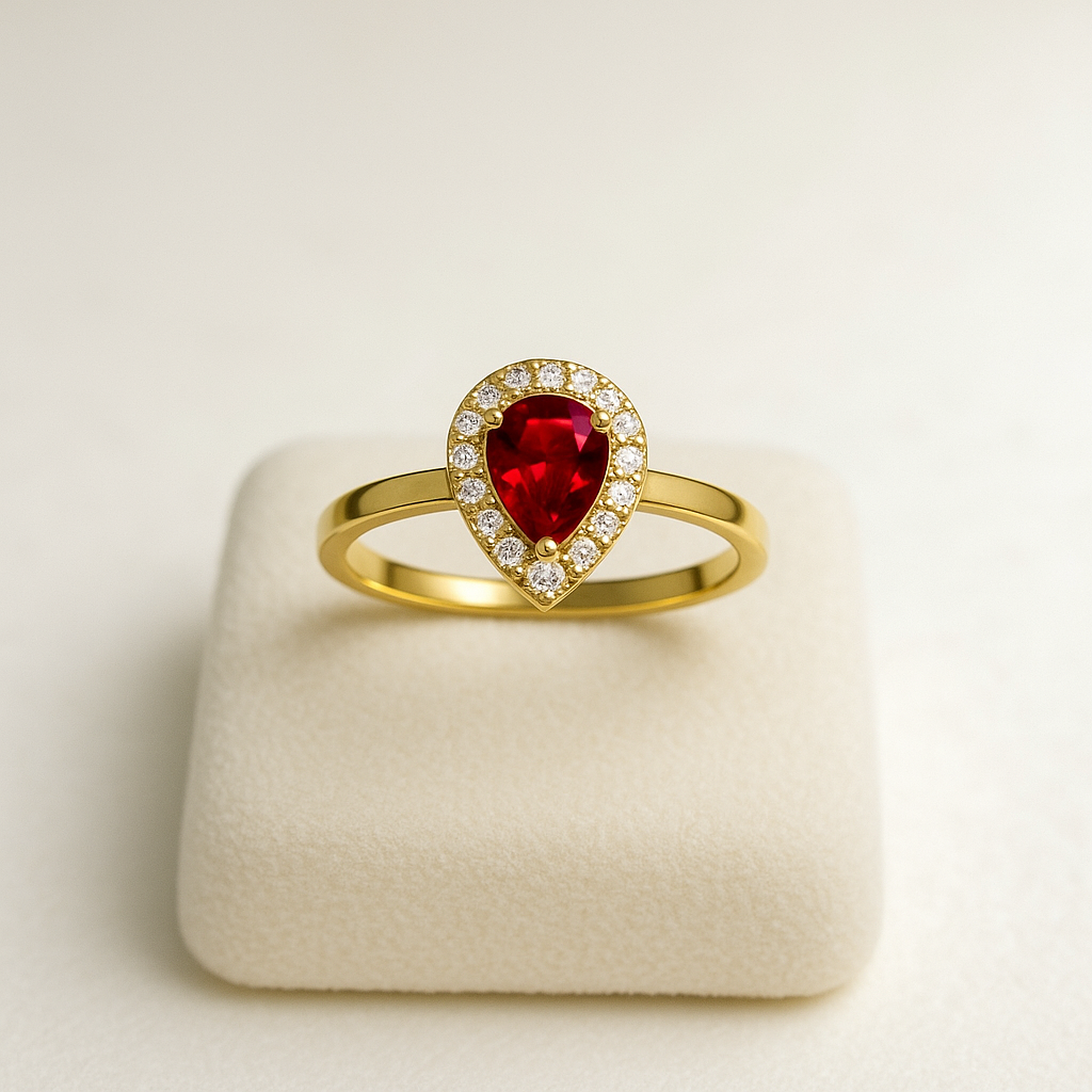 Bague éclat rubis