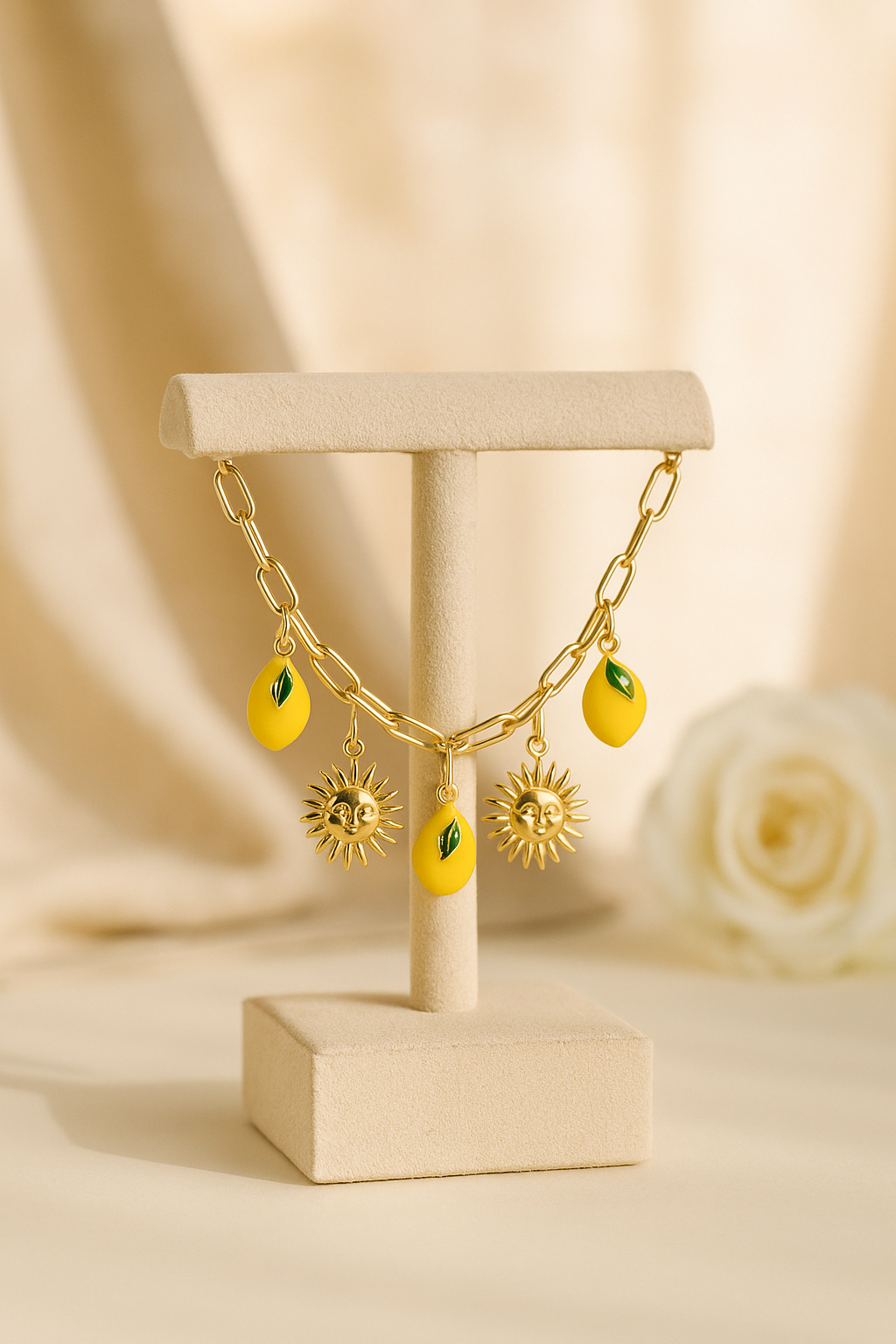 Bracelet Breloques Citron