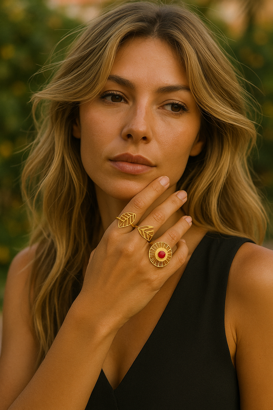 Bague Soléa Rouge