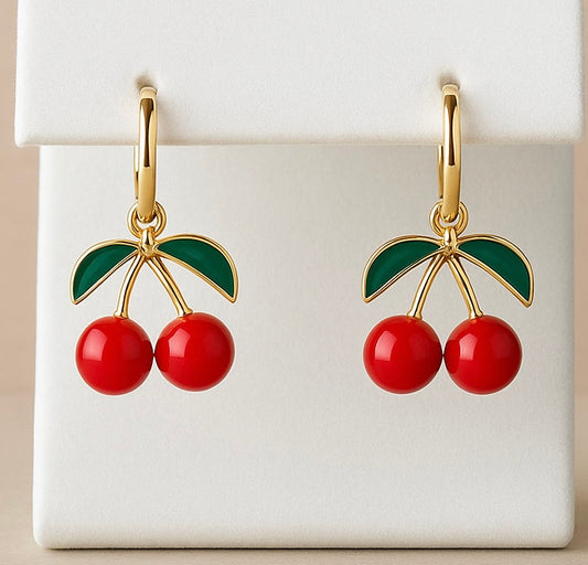 Boucles d’oreilles Cerise
