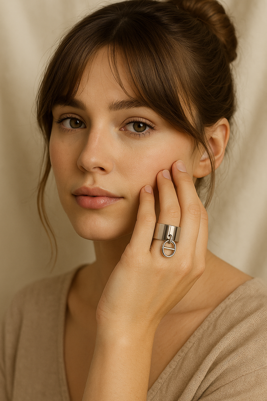 Bague breloque Deva argenté