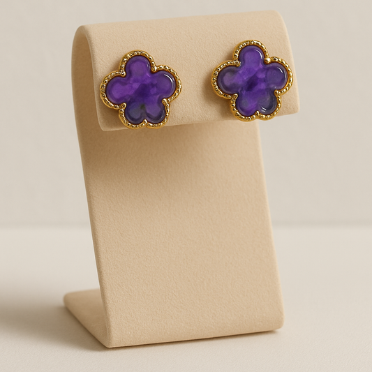 Boucles d’oreilles Nina Violet