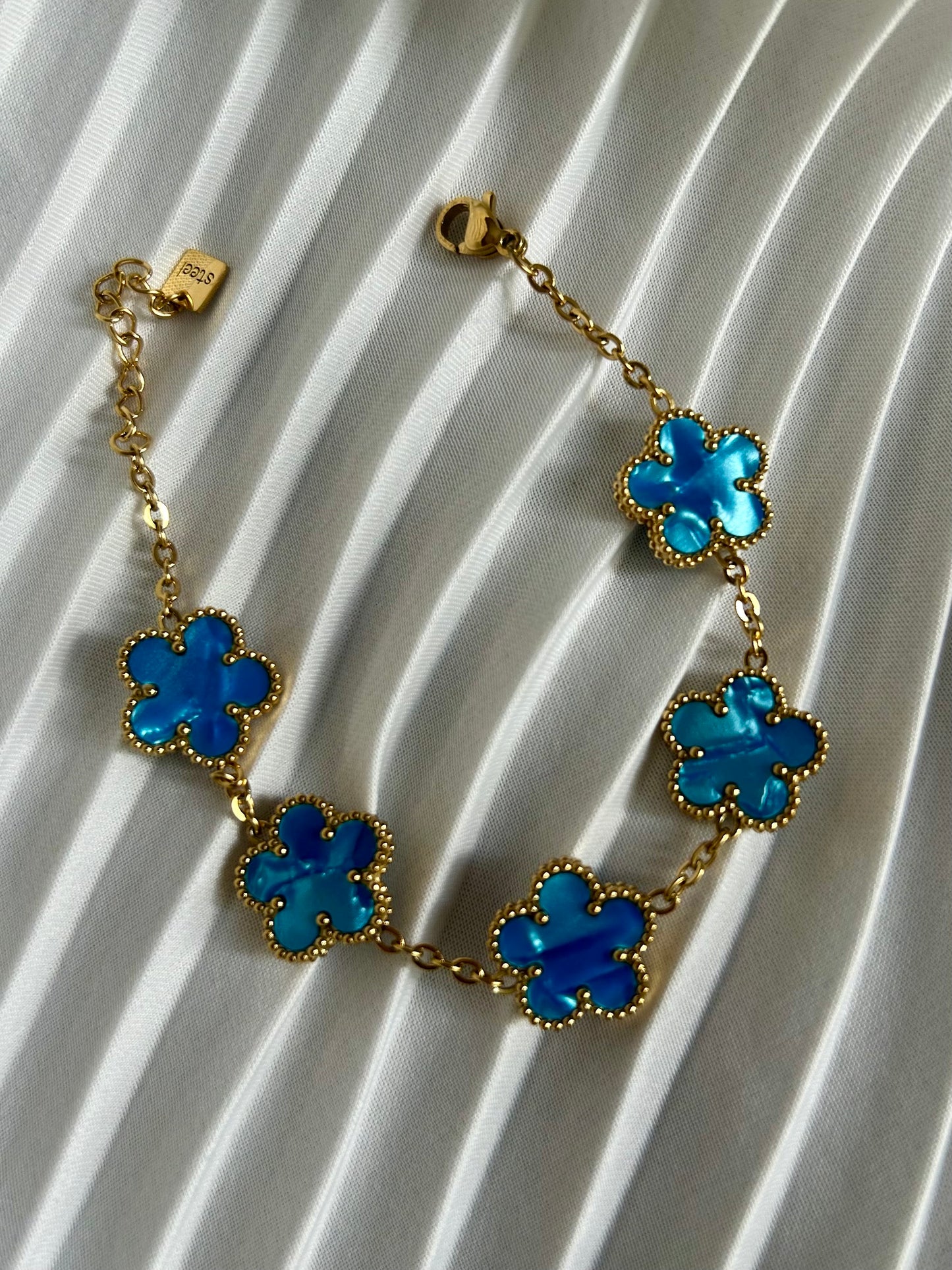 Bracelet Floréa bleu
