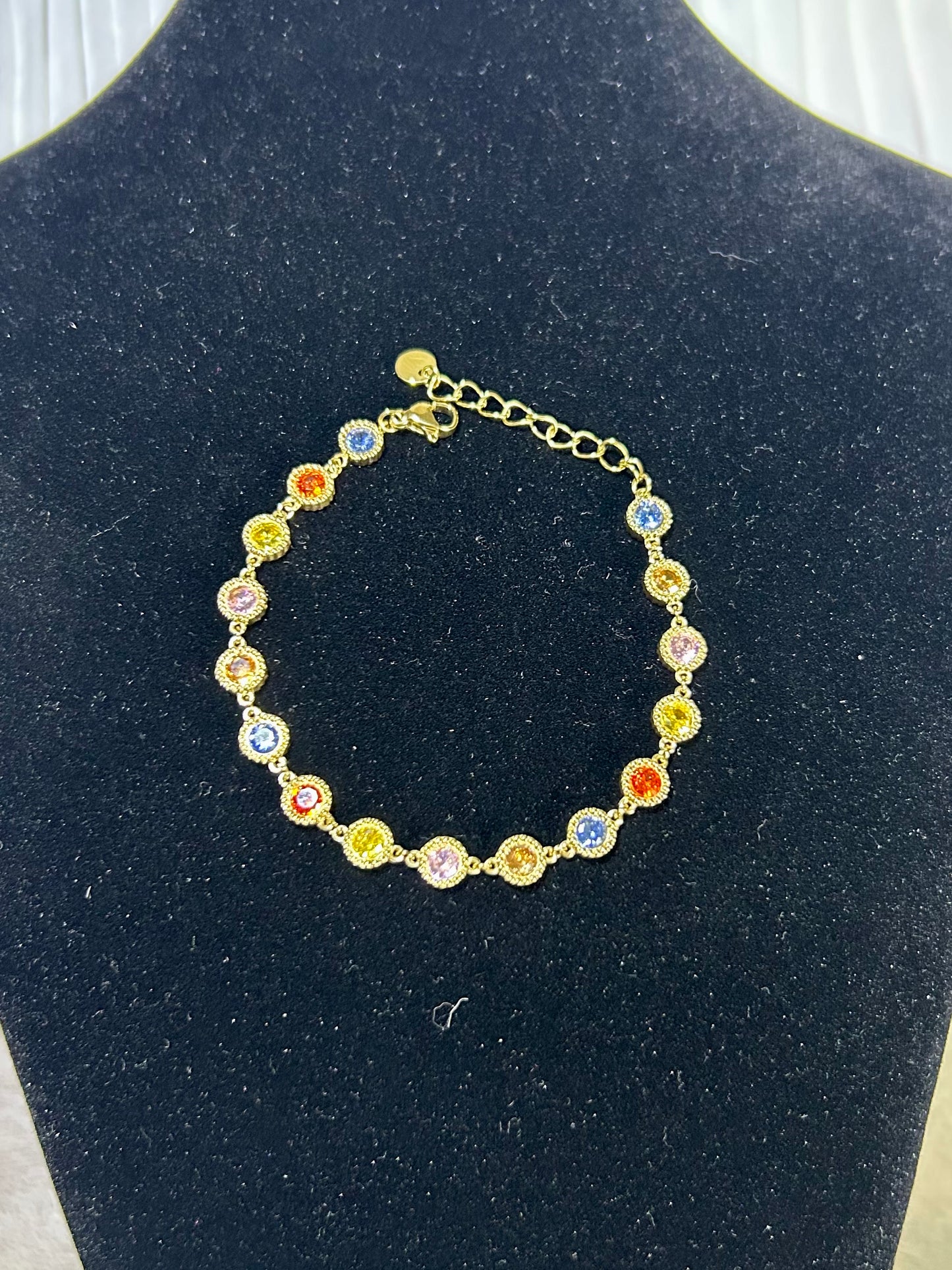Bracelet Élyssa Color doré