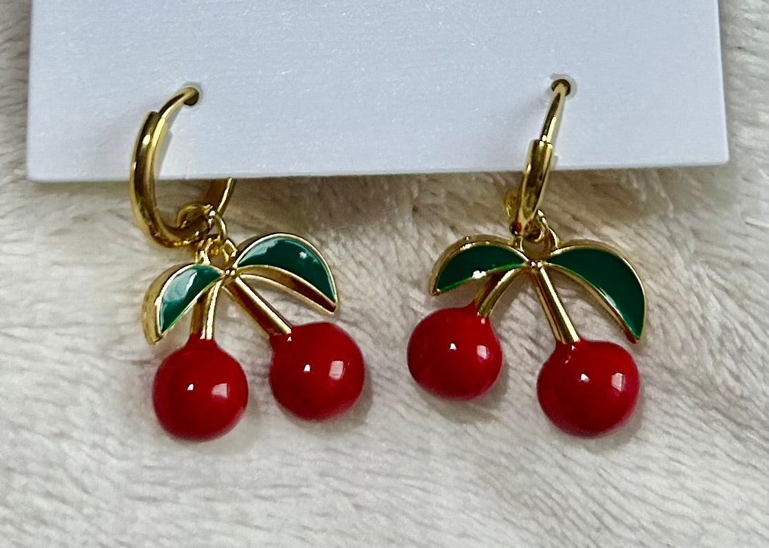 Boucles d’oreilles Cerise
