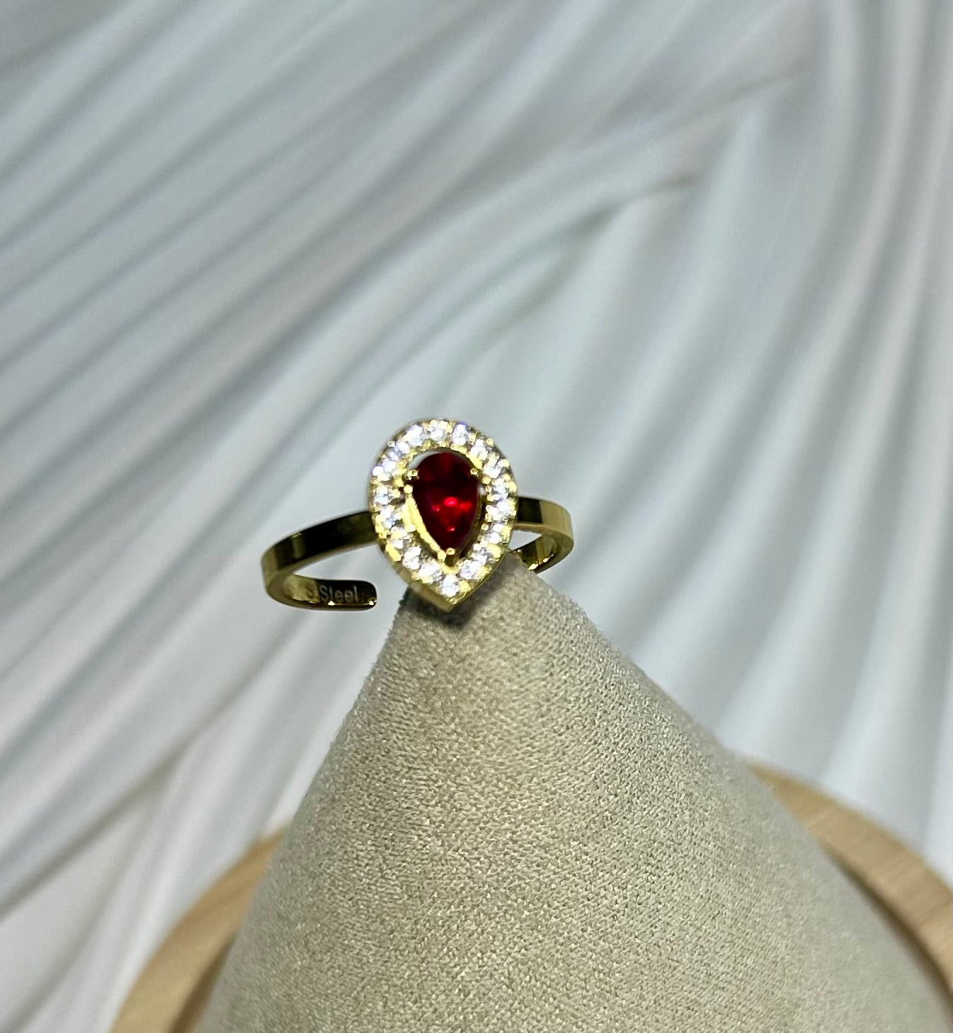 Bague éclat rubis