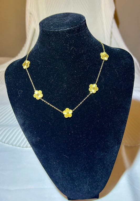 Collier Florea Doré