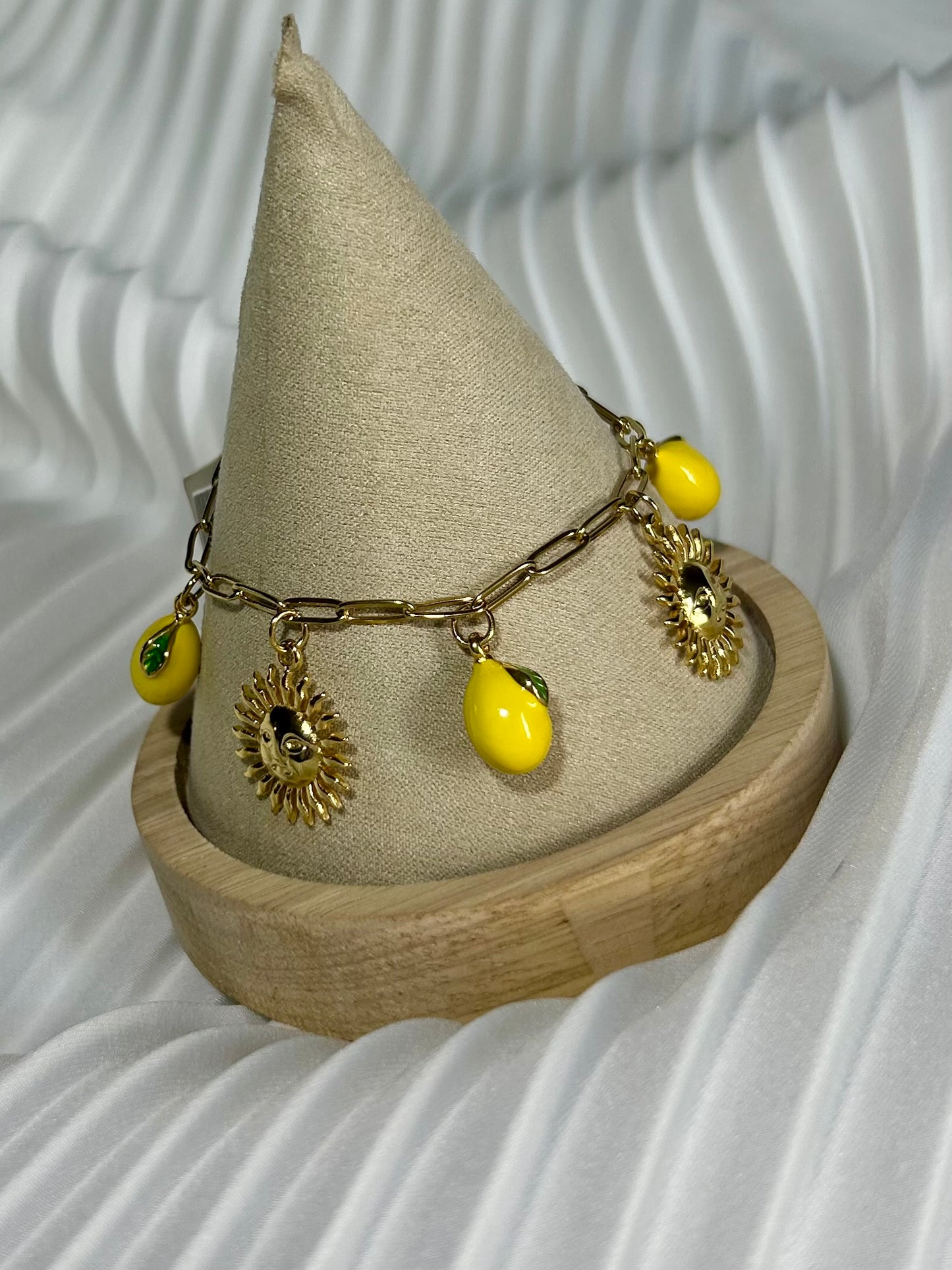 Bracelet Breloques Citron