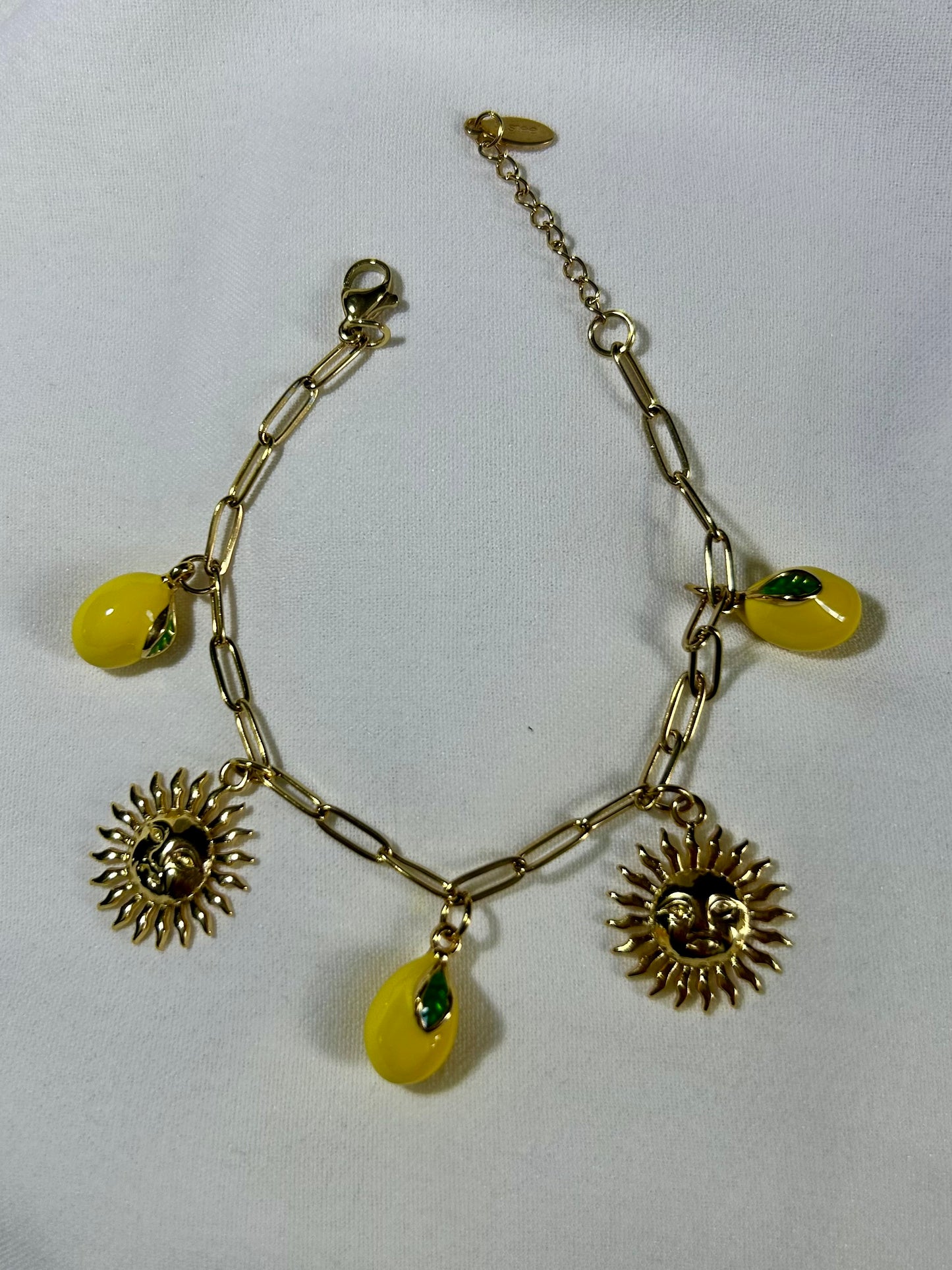 Bracelet Breloques Citron