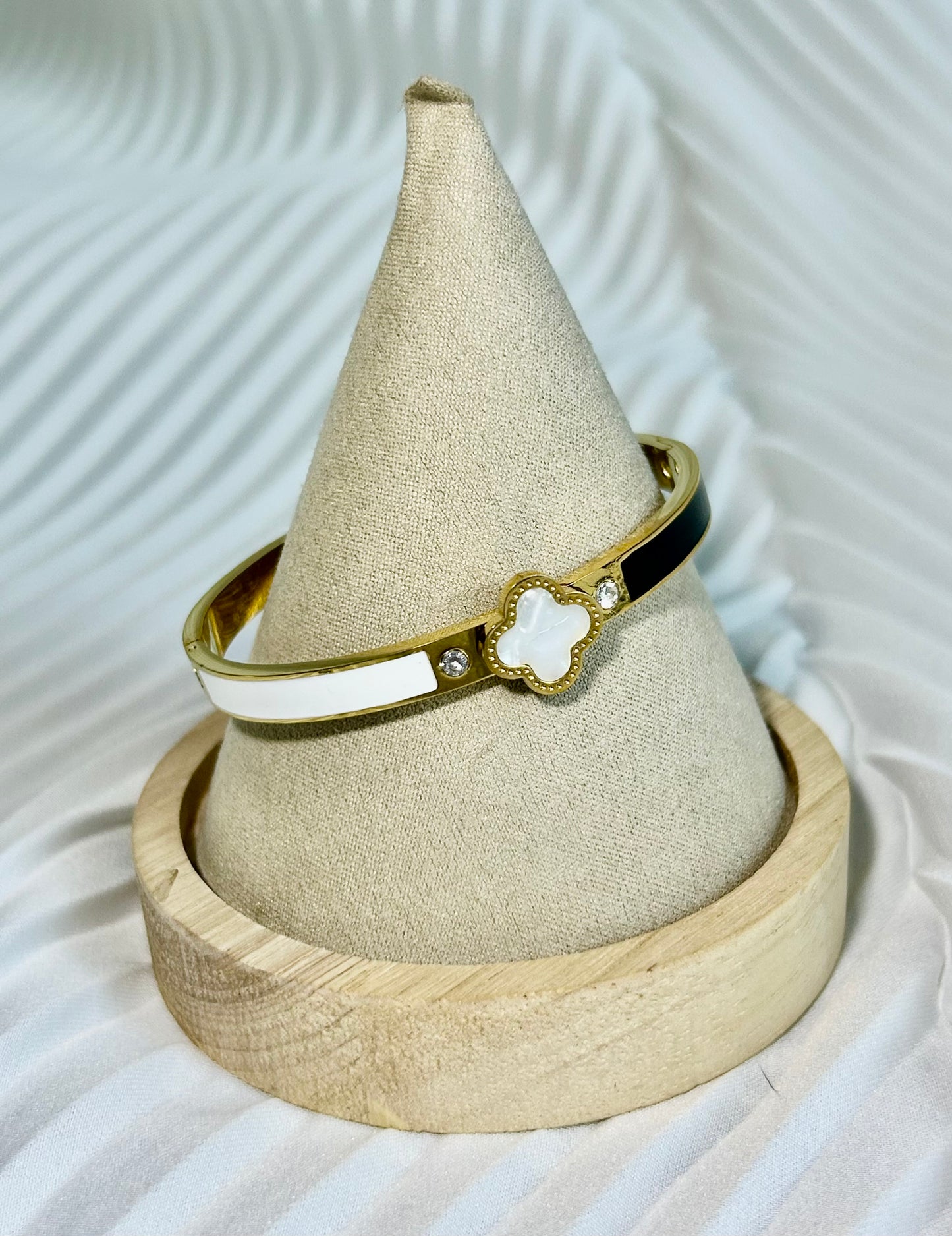 Bracelet Fleur bicolore