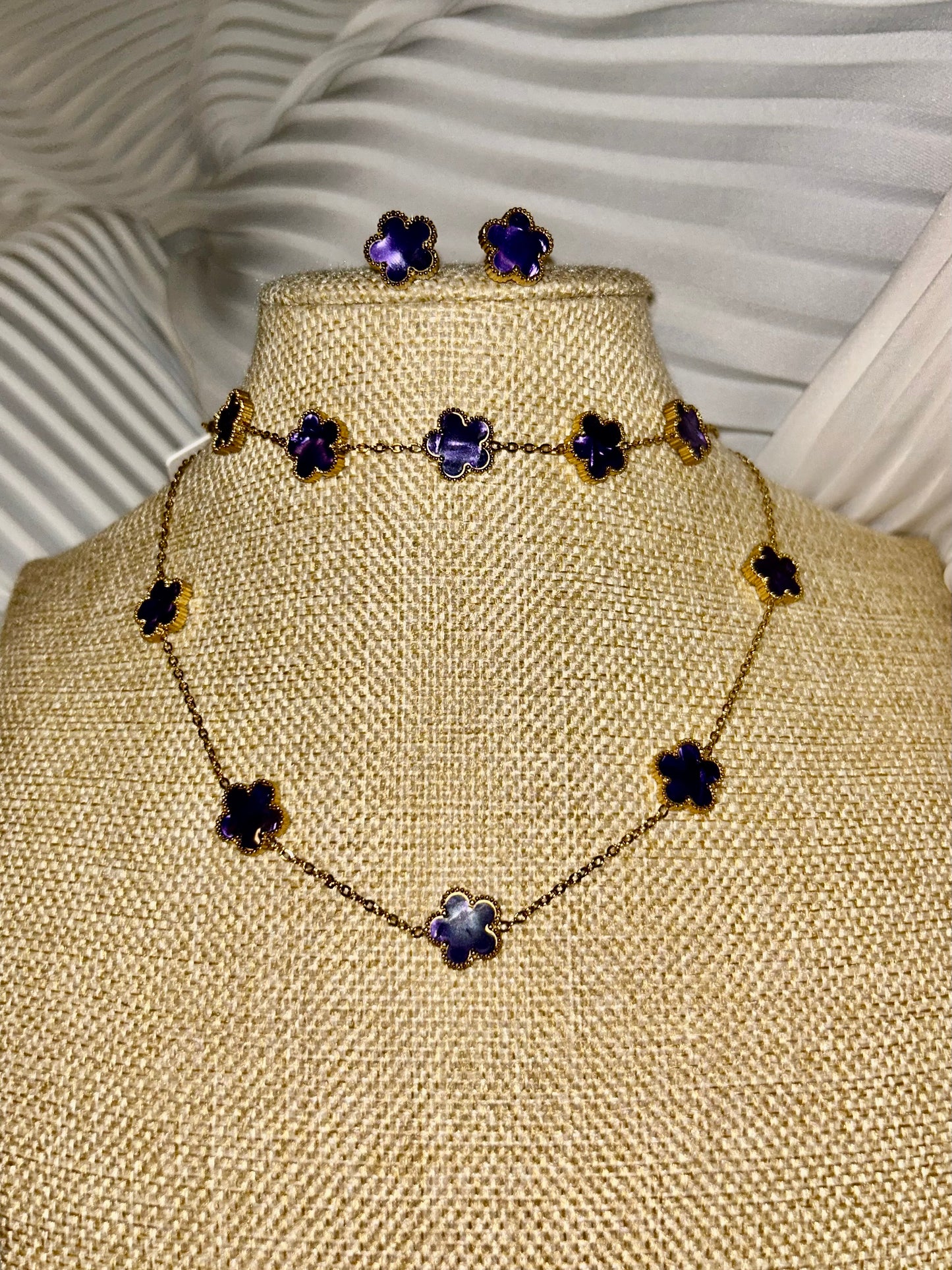 Boucles d’oreilles Nina Violet